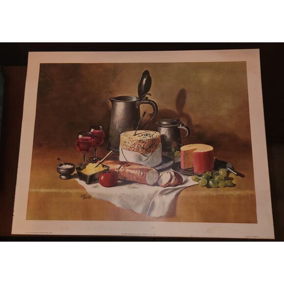 Wilf Walker Framed Still Life Print Felix Rosenstiels Widow & Son 1969 Art - Picture 2 of 16